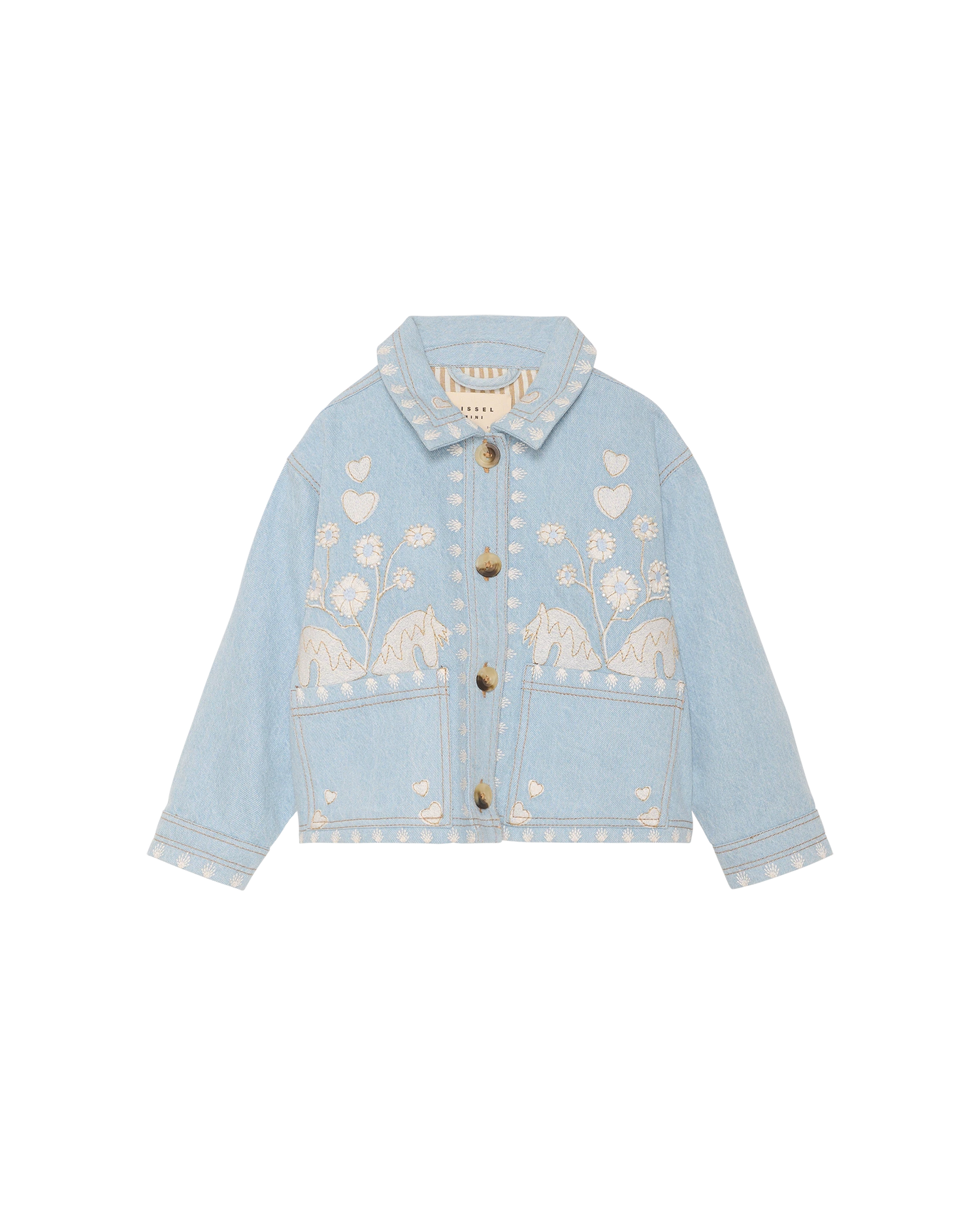 Christer Denim Mini Jacket by Sissel Edelbo | Petit Coco