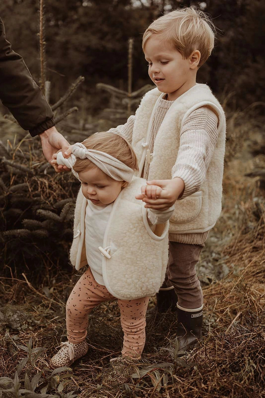 Gilet en laine Flat White