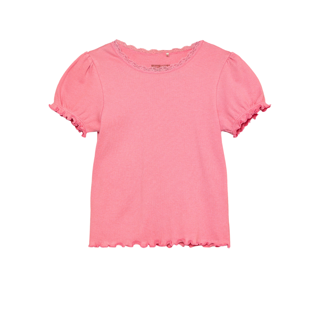 Rib T-Shirt Plumeria