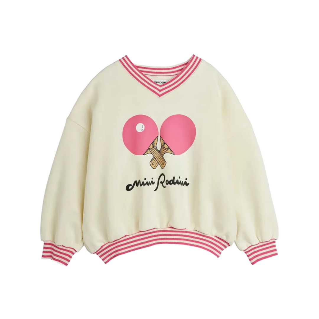 Sweatshirt côtelé rayé Table Tennis