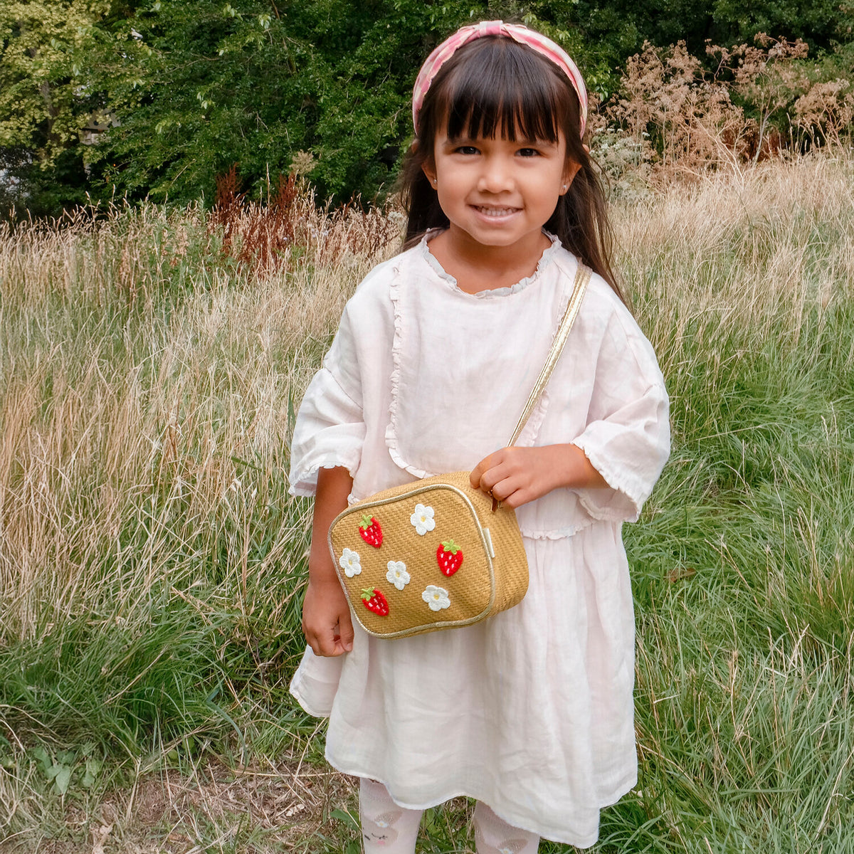 Scalloped Gingham Headband