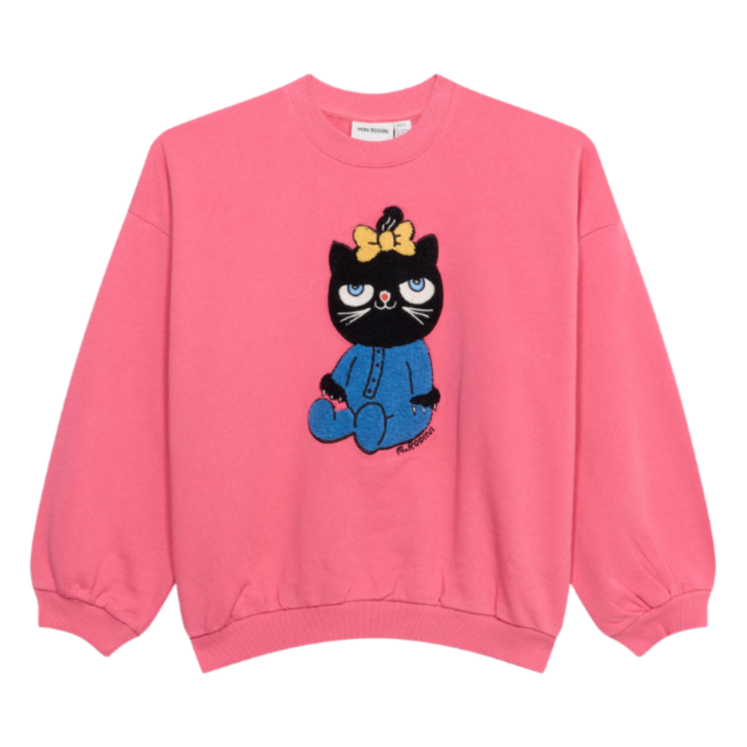 Sweatshirt Cat Chenille