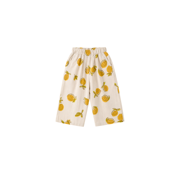 Lemon Print Pants | MiniOlie