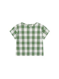 Dill Gingham Boxy T-Shirt