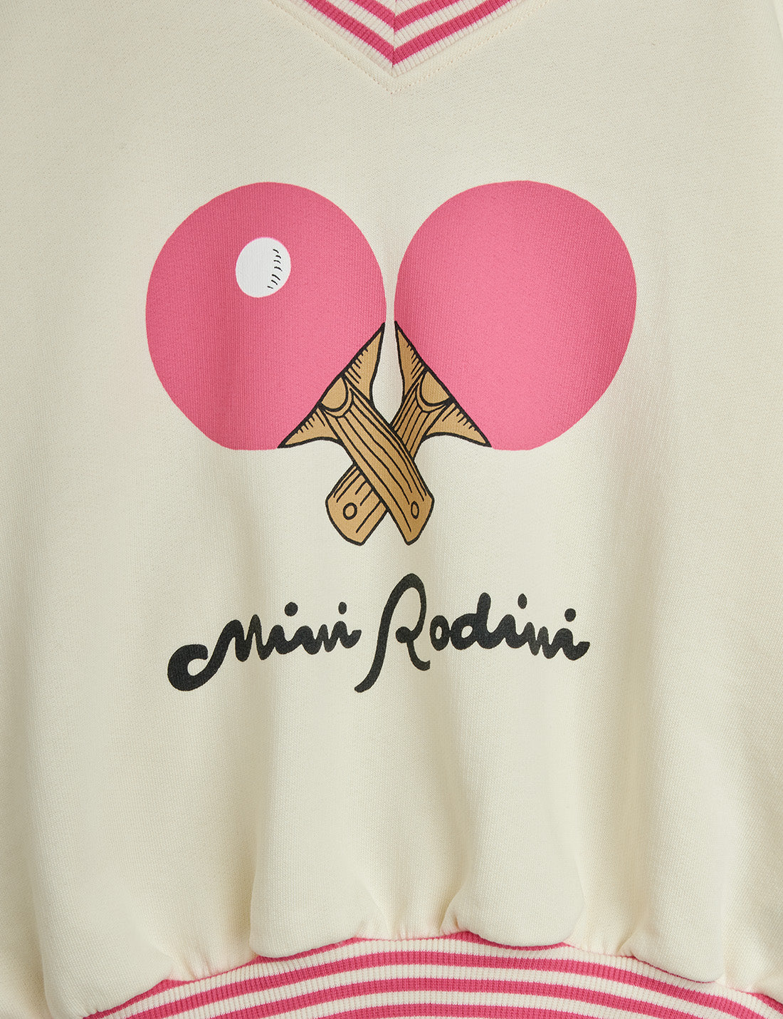 Table Tennis Striped Rib Sweatshirt | Mini Rodini