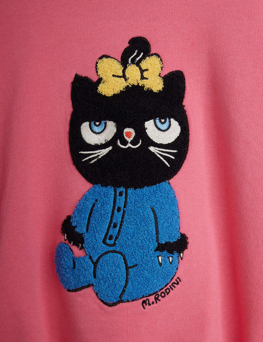 Cat Chenille Sweatshirt | Mini Rodini