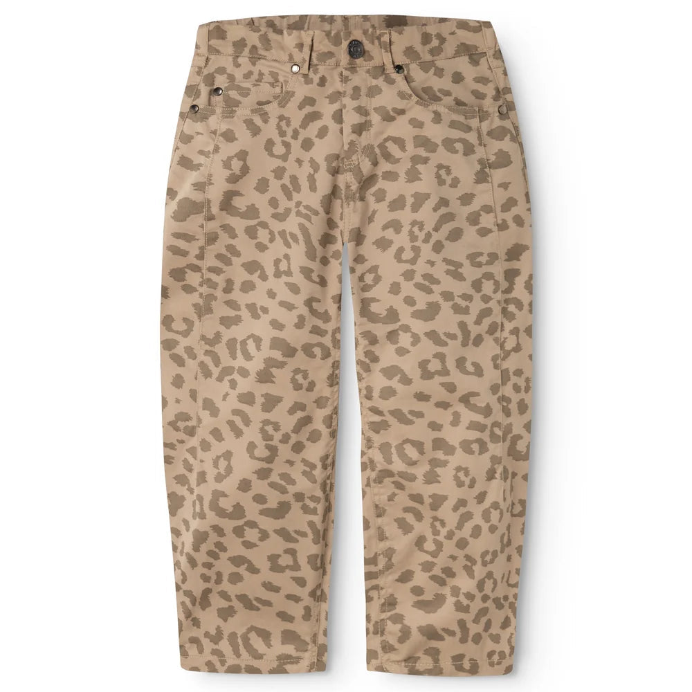 Pando Chinohose mit Leopardenprint