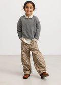 Pando Chinohose mit Leopardenprint