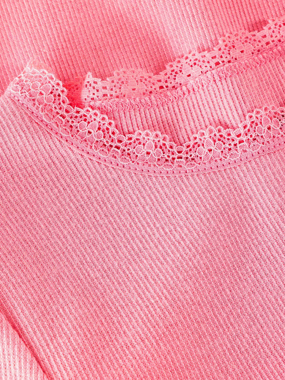 Rib T-Shirt Plumeria