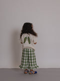 Dill Gingham Frill Culottes