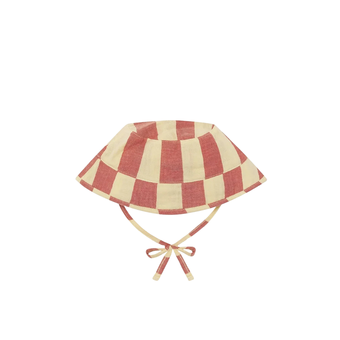 Tomato stripes bucket sun hat