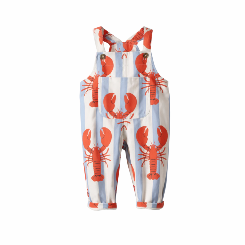 Lobster Woven Overalls
