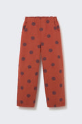 Cozmo Atenas Polka Dot Twill Pants in Ginger