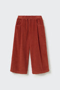 Cozmo Aura Wide-Leg Corduroy Pants in Ginger