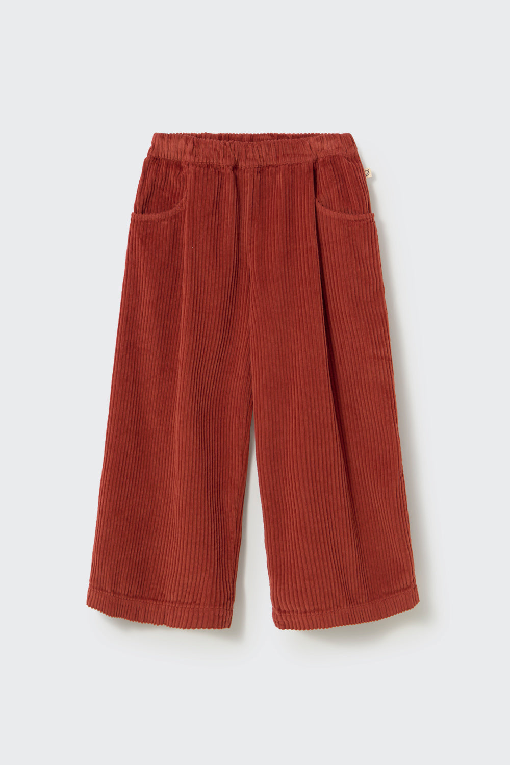 Cozmo Aura Wide-Leg Corduroy Pants in Ginger