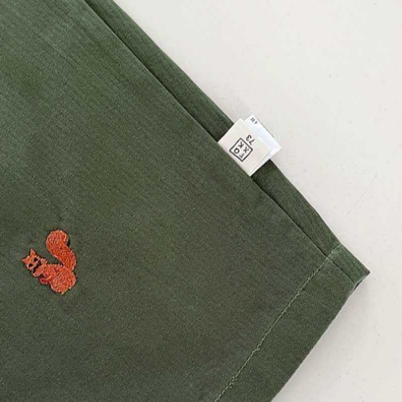 Little Animal Embroidered Pants | MiniOlie
