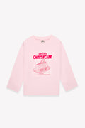 Bonton Taxo Cheesecake Cotton Tee in Pink