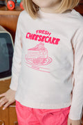 Bonton Taxo Cheesecake Cotton Tee in Pink