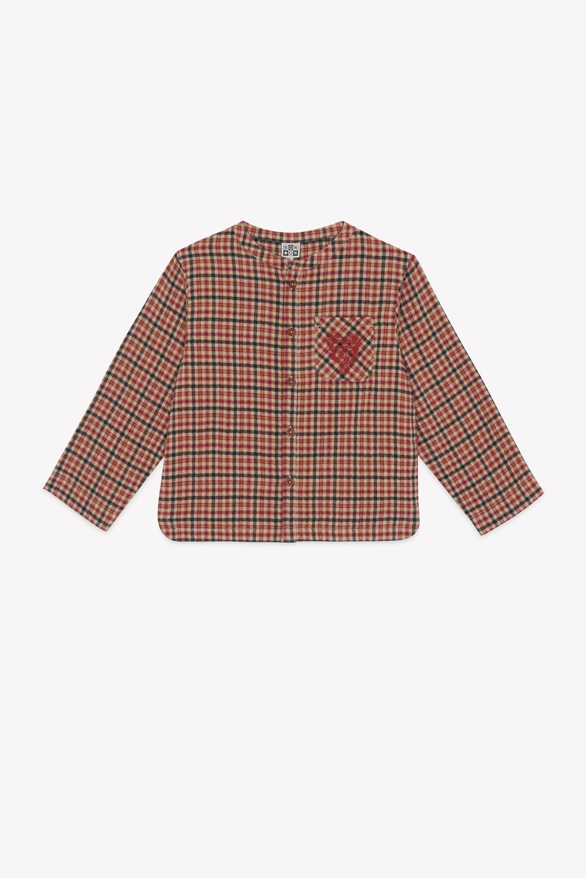 Bonton Never Check Cotton Shirt in Multi