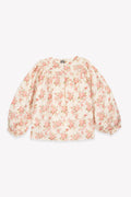 Bonton Prairie Floral Cotton Blouse in Multi