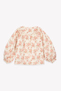 Bonton Prairie Floral Cotton Blouse in Multi