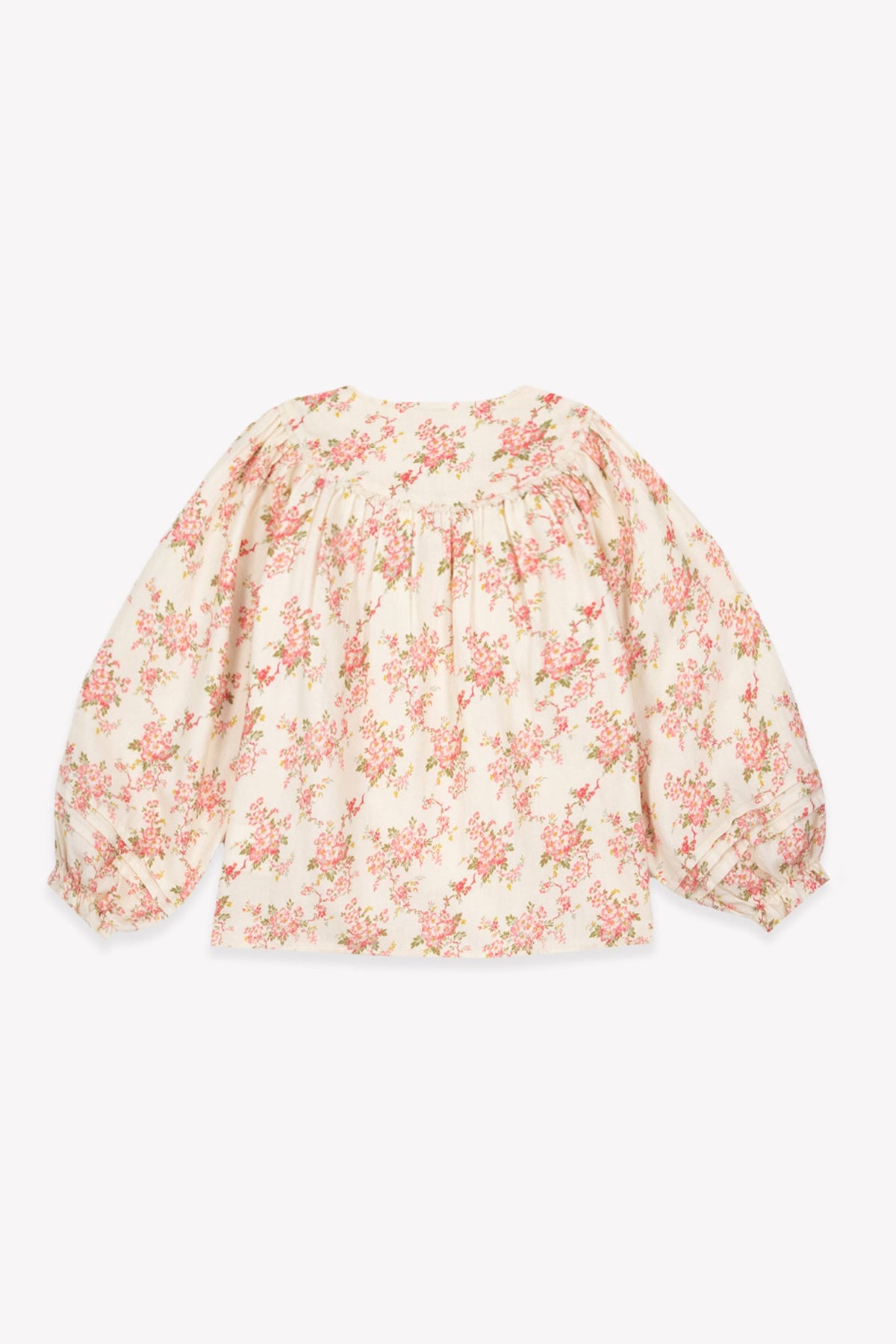 Bonton Prairie Floral Cotton Blouse in Multi