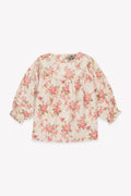 Bonton Pavot Floral Cotton Blouse in Multi