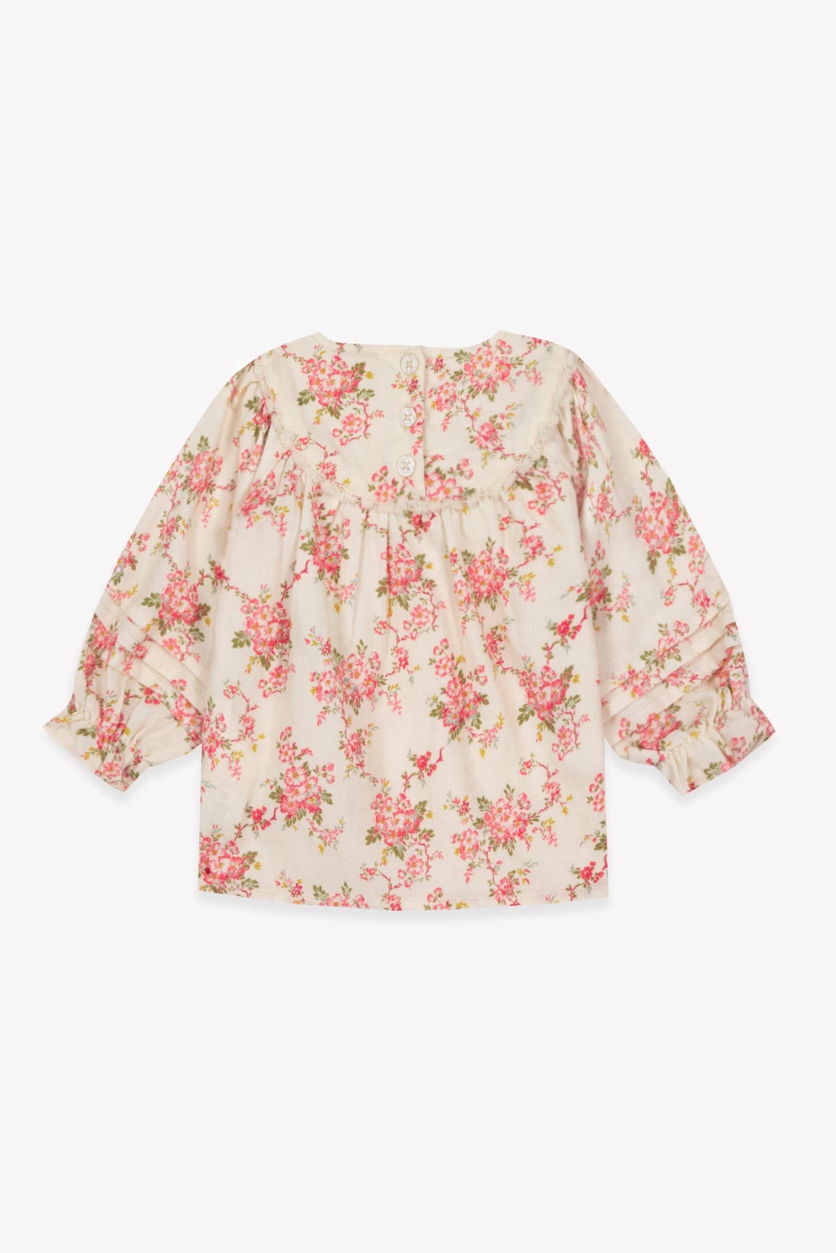 Bonton Pavot Floral Cotton Blouse in Multi