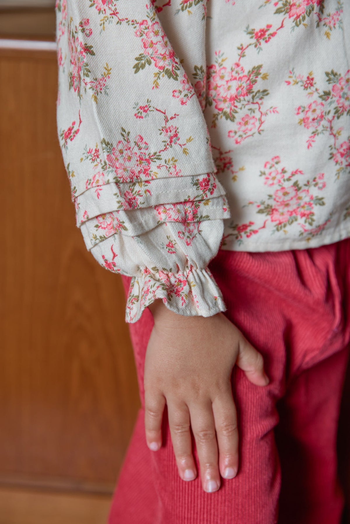 Bonton Pavot Floral Cotton Blouse in Multi
