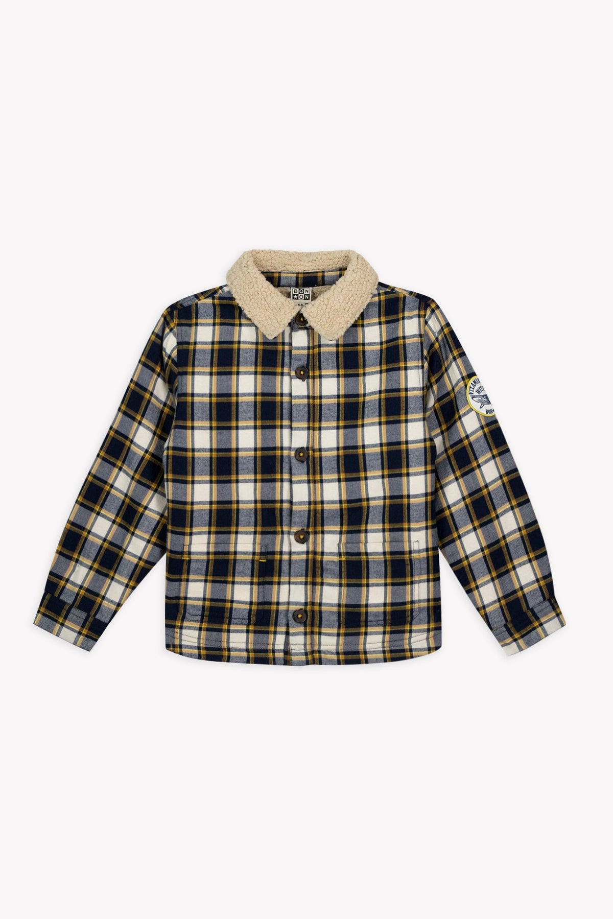 Bonton Piloti Check Overshirt in Multi