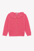 Bonton Corolle Mohair-Blend Cardigan in Pink