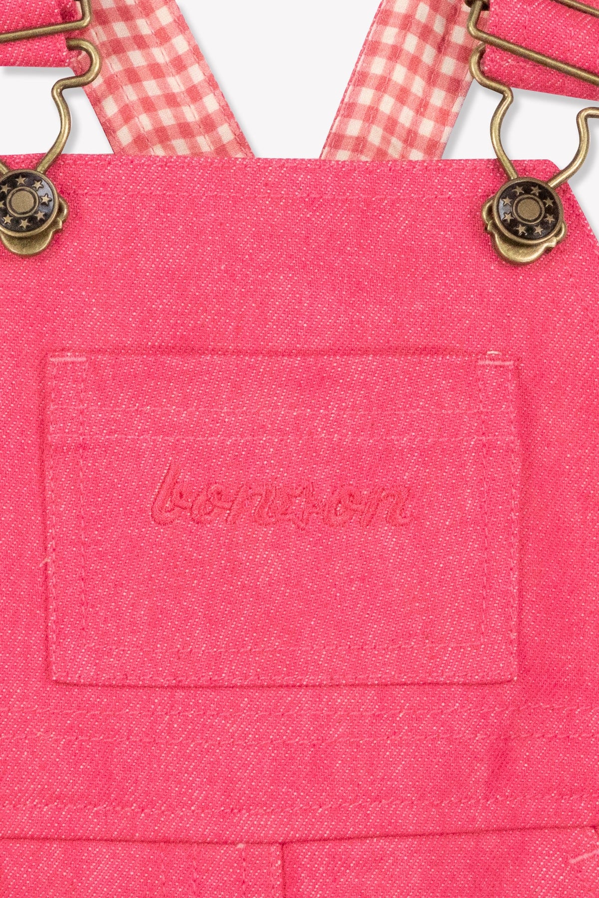 Bonton Pica Cotton Dungarees in Pink