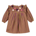 Mirtle Embroidered Check Dress