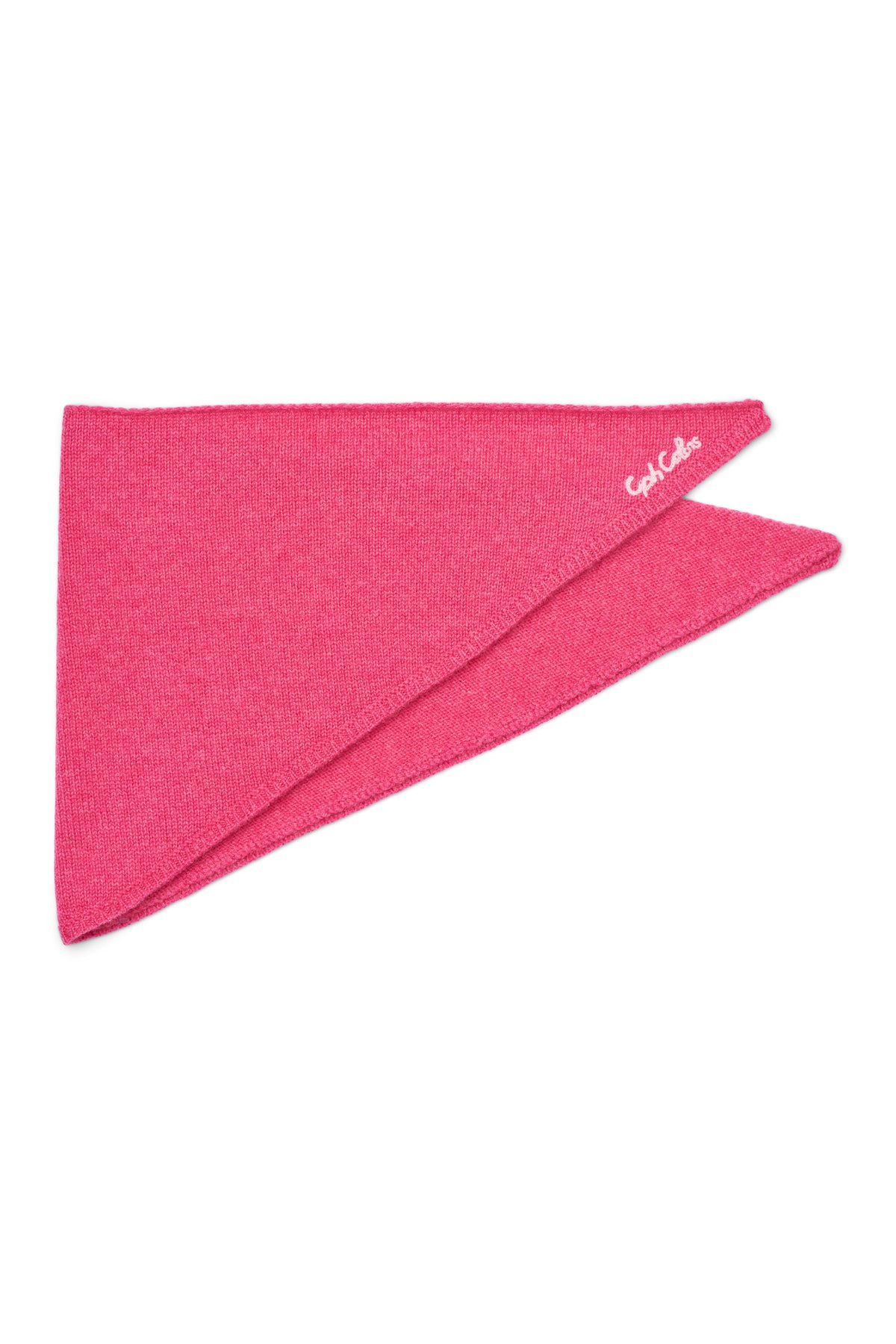 Écharpe brodée en cachemire – Fuchsia