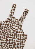 Blythe Warped Checkerboard Latzhose