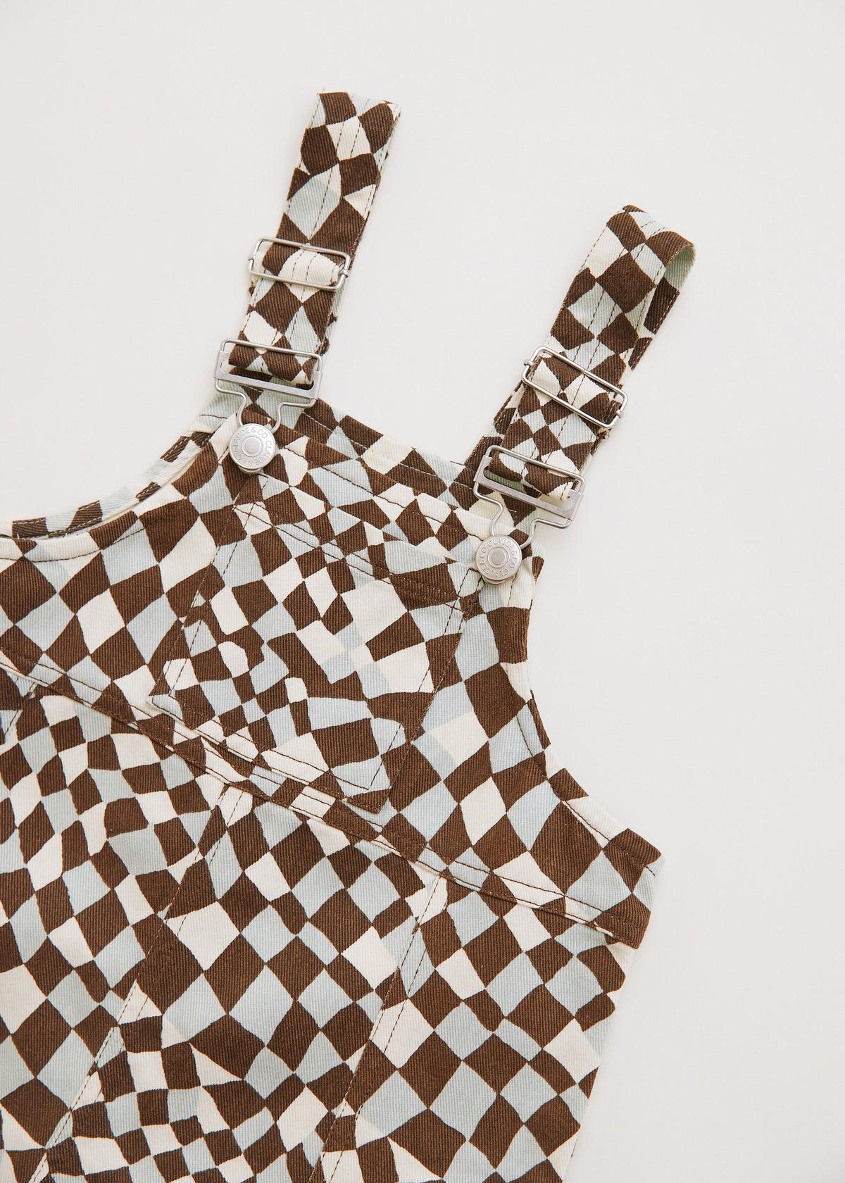 Blythe Warped Checkerboard Latzhose