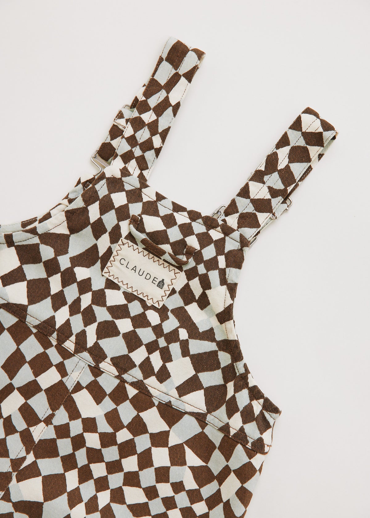 Blythe Warped Checkerboard Latzhose