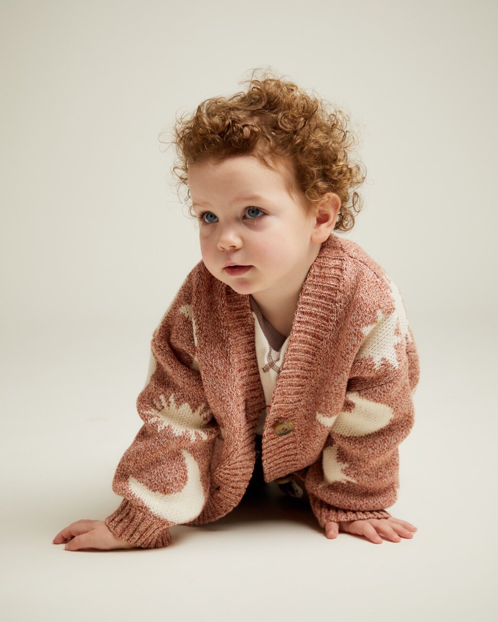 Cozmo Russet Moon Star Cardigan