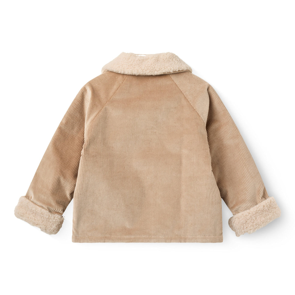 Teddy Collar Corduroy Jacket