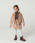 Teddy Collar Corduroy Jacket
