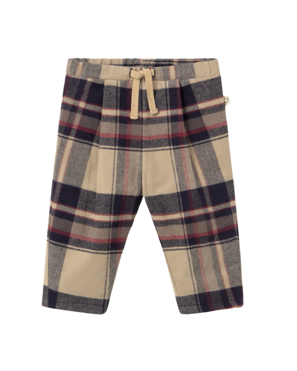 Kobe Gefütterte Flanellhose mit Karos