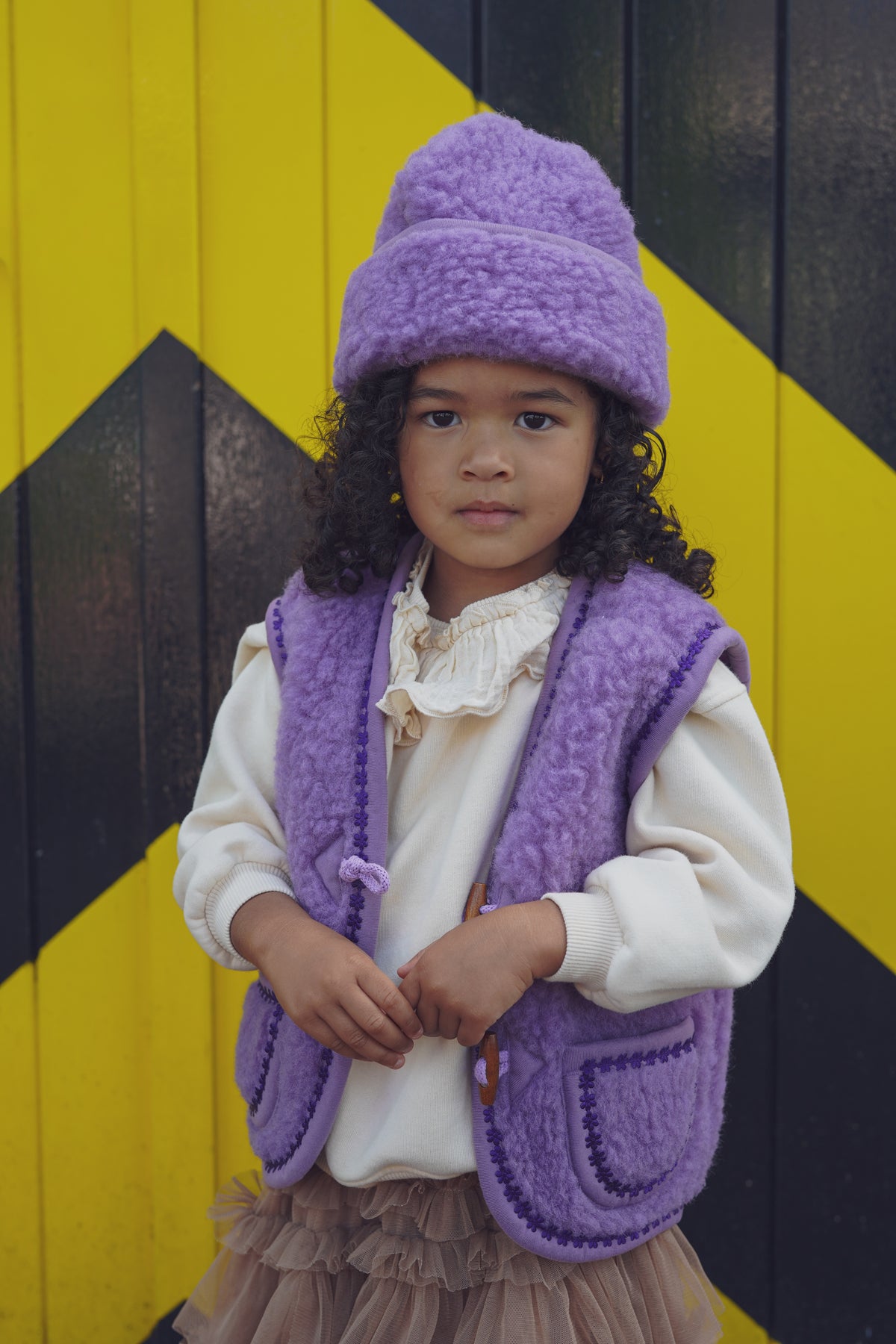 Lila Wool Beanie