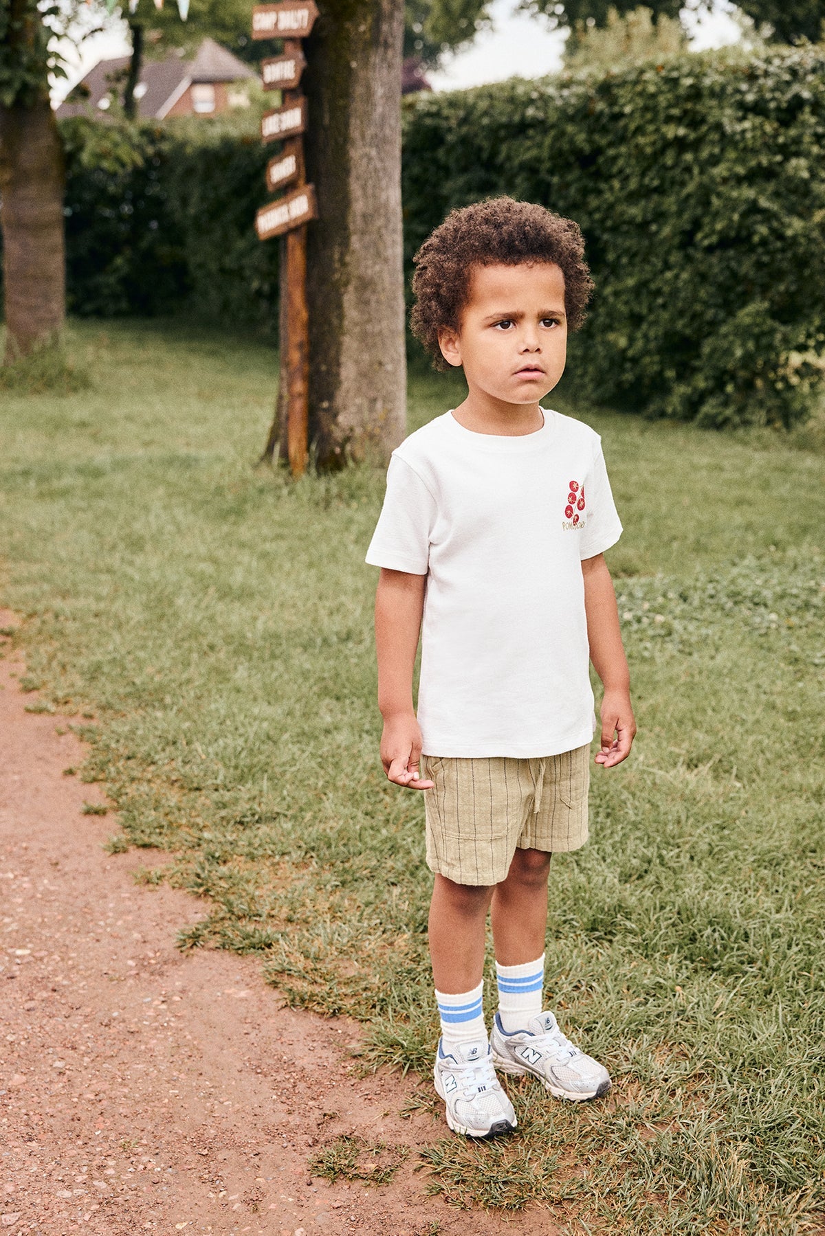 Backprint T-Shirt Egret