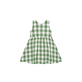Dill Gingham Sleeveless Dress