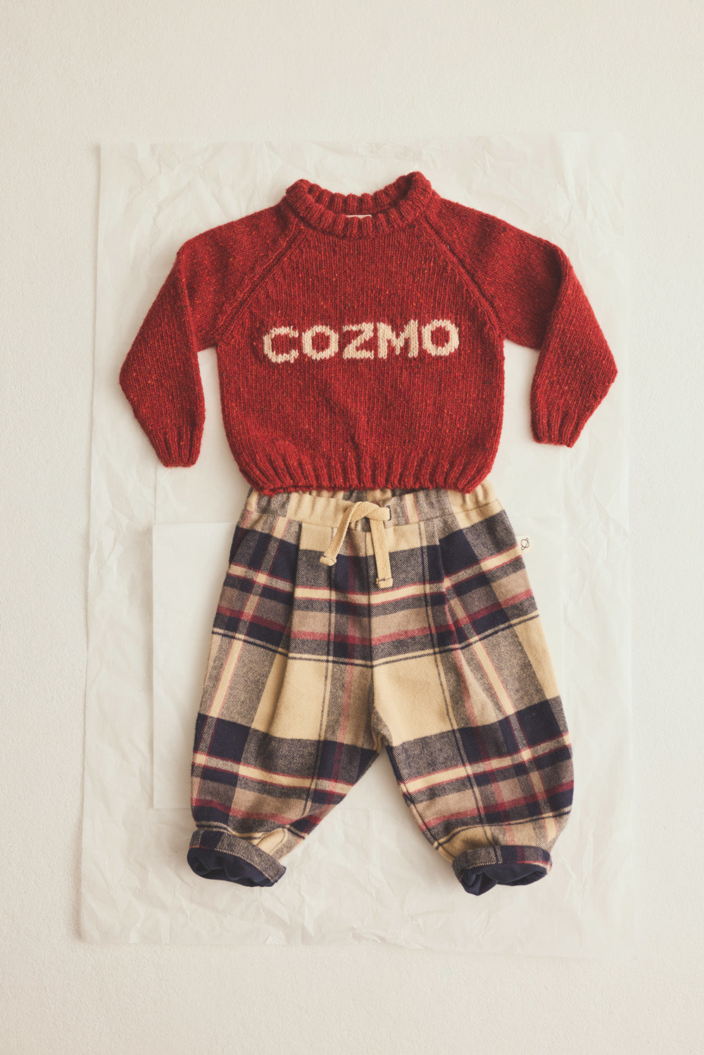 Cozmo Kobe Lined Plaid Flannel Pants in Multi