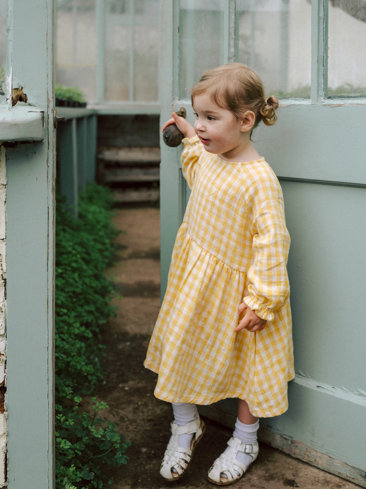 Honeycomb Gingham Field Dress