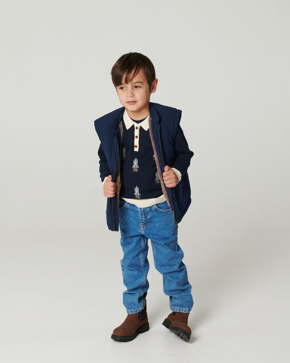 Regular-Fit-Jeans aus Baumwolle (organic)