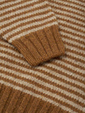 Chestnut Stripes Woll-Latzhose