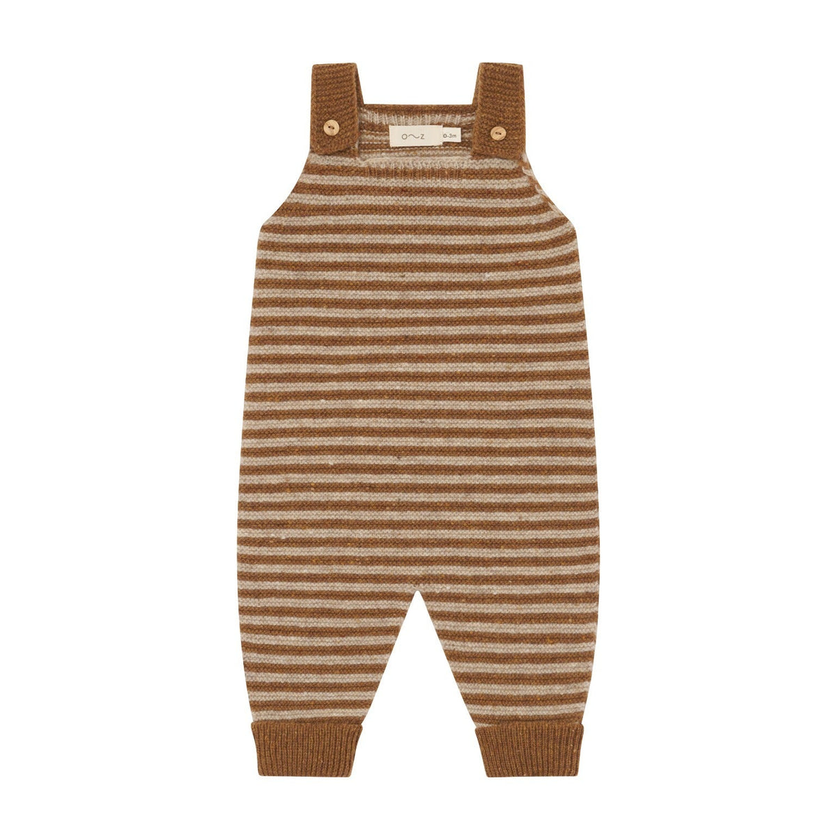 Chestnut Stripes Woll-Latzhose