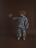 Lodge Karohose – Fog Blue